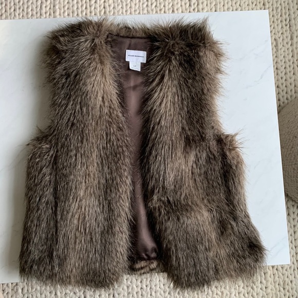 Club Monaco Faux Fur Vest - Picture 1 of 11